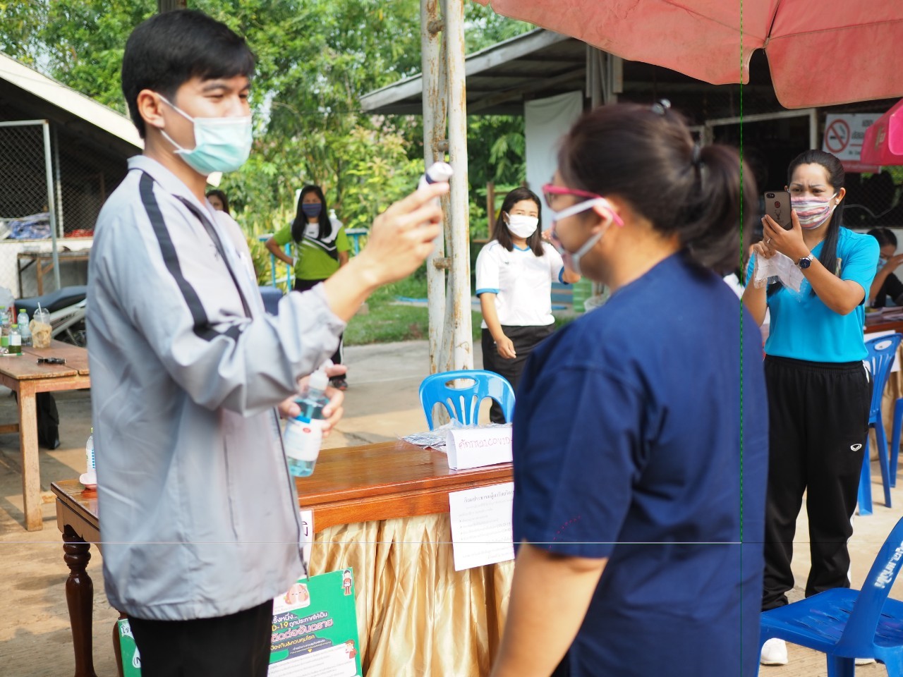 การประชุมดำเนินการก่อสร้างสถานีสูบน้ำด้วยไฟฟ้าพร้อมระบบส่งน้ำ
