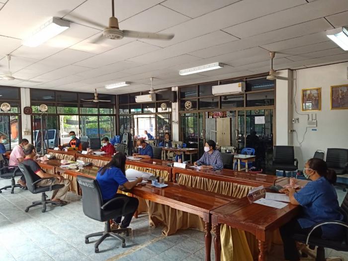 ประชุมคณะกรรมการช่วยเหลือผุ้ประสบภัยพิบัติฉุกเฉิน (วาตภัย)