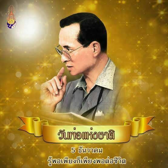 อบต.แก้งไก่เข้าร่วมพิธีเนื่องในวันพระบรมราชสมภพวันดินโลก-วันพ่อแห่งชาติ