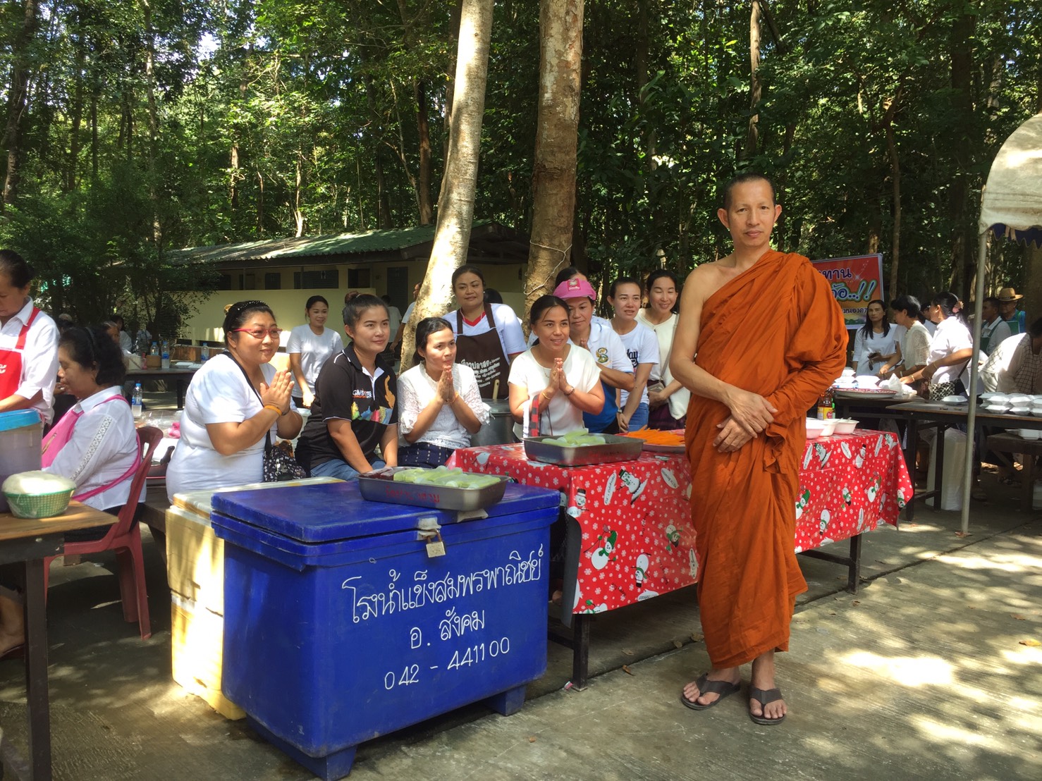 ทำโรงทานที่วัดป่านาขา #งานครวะพระครูสุทธิญาณโสภณ(พระอาจารย์เล็ก)